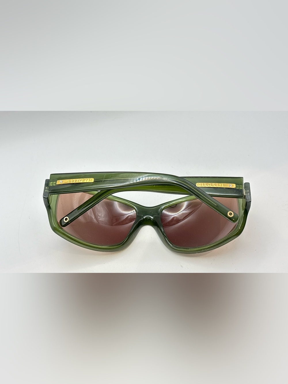 Pilgrim 825-400 Green Oval Sunglasses Frames Only - Picture 5 of 9